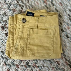 Maeve Linen Cropped Collettes